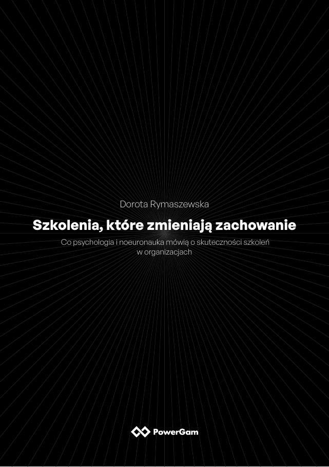 Okładka raportu: Szkolenia, które zmieniają zachowanie